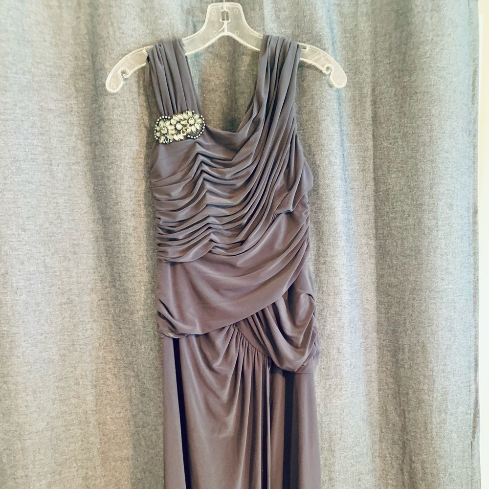 Formal floor length Grecian style gown- worn once.